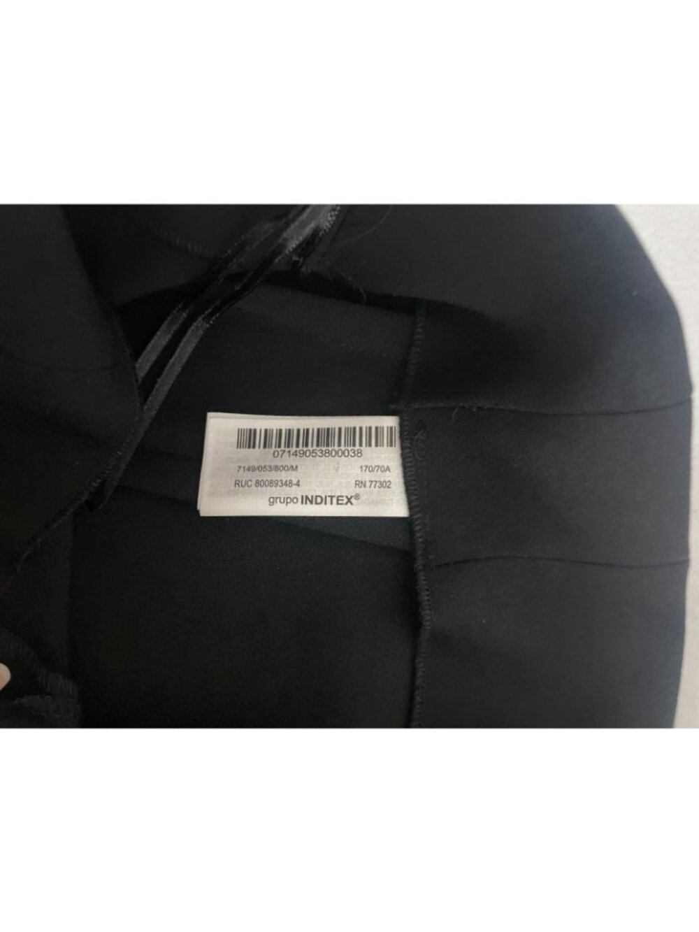 Zara Womens Dress Pants Medium Black Pleated High Waist Trousers 7149/053 NWOT - Picture 4 of 10